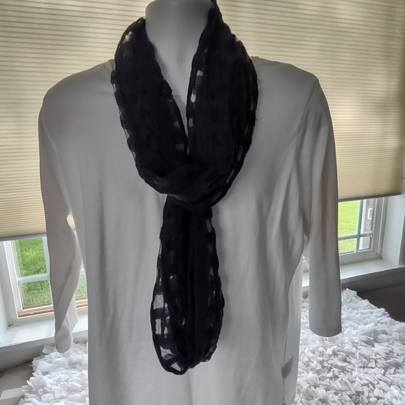 Infinity Scarf, Navy, by Amanda Blu - Picture 1 of 5